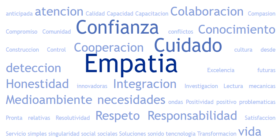 Valores institucionales CISTAS